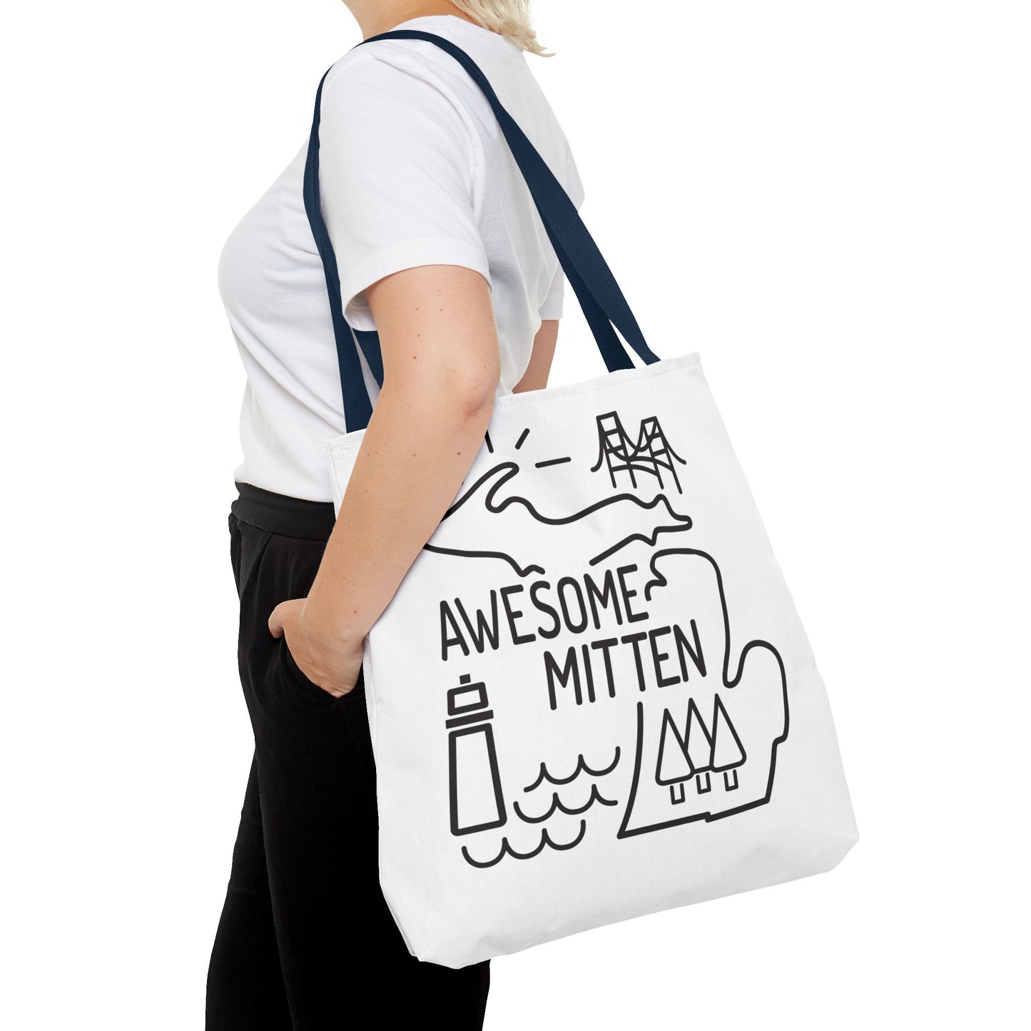 Awesome Mitten Tote Bag - 3 Sizes