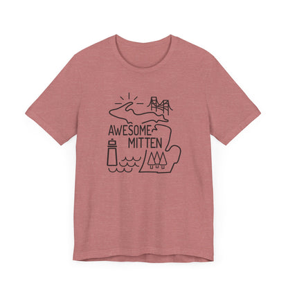 Awesome Mitten Unisex Jersey Short Sleeve Tee - 9 Color Options