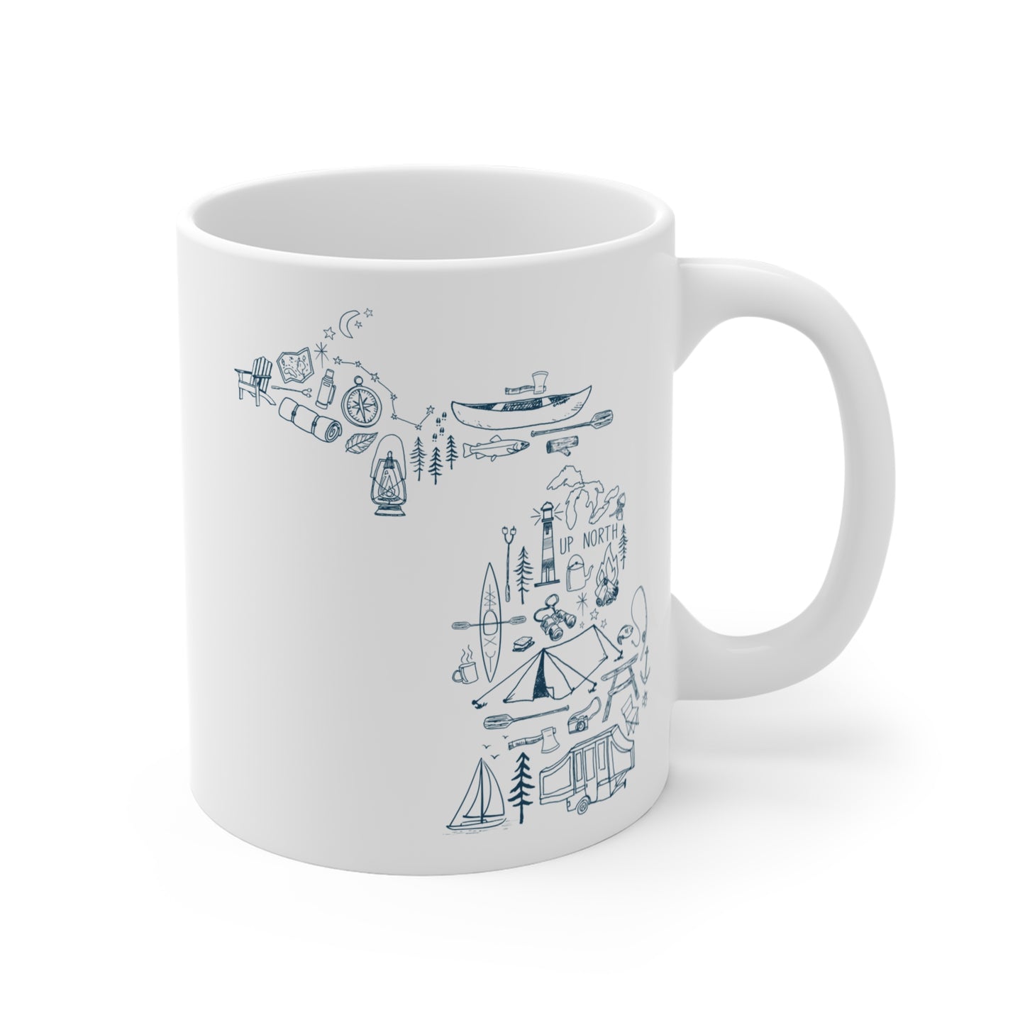 Up North Michigan Mug 11oz