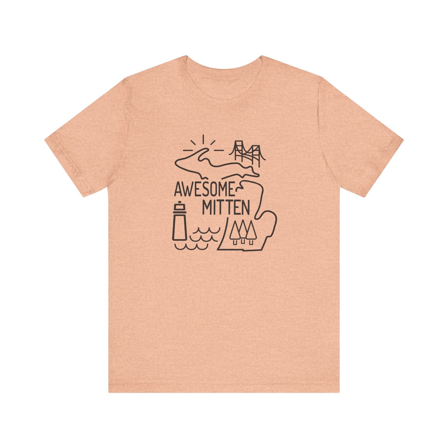 Awesome Mitten Unisex Jersey Short Sleeve Tee - 9 Color Options