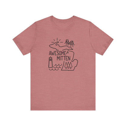 Awesome Mitten Unisex Jersey Short Sleeve Tee - 9 Color Options